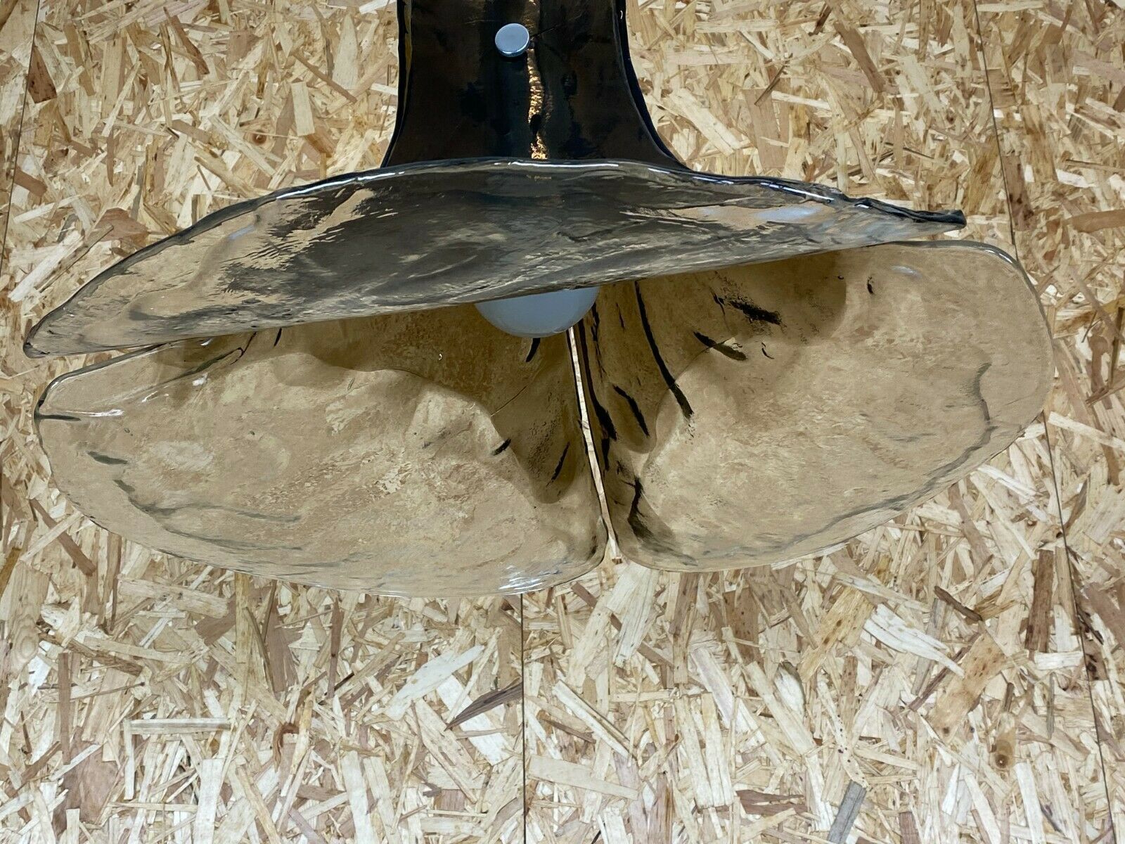 60s 70s Lamp Light Hanging Lamp Kalmar Franken Kg Tulip Glass photo 765.0