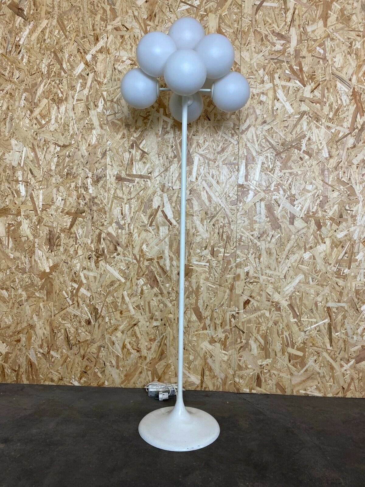 60s 70s Lamp Light Floor Lamp E.R. Nele Temde Kugellampe Switzerland