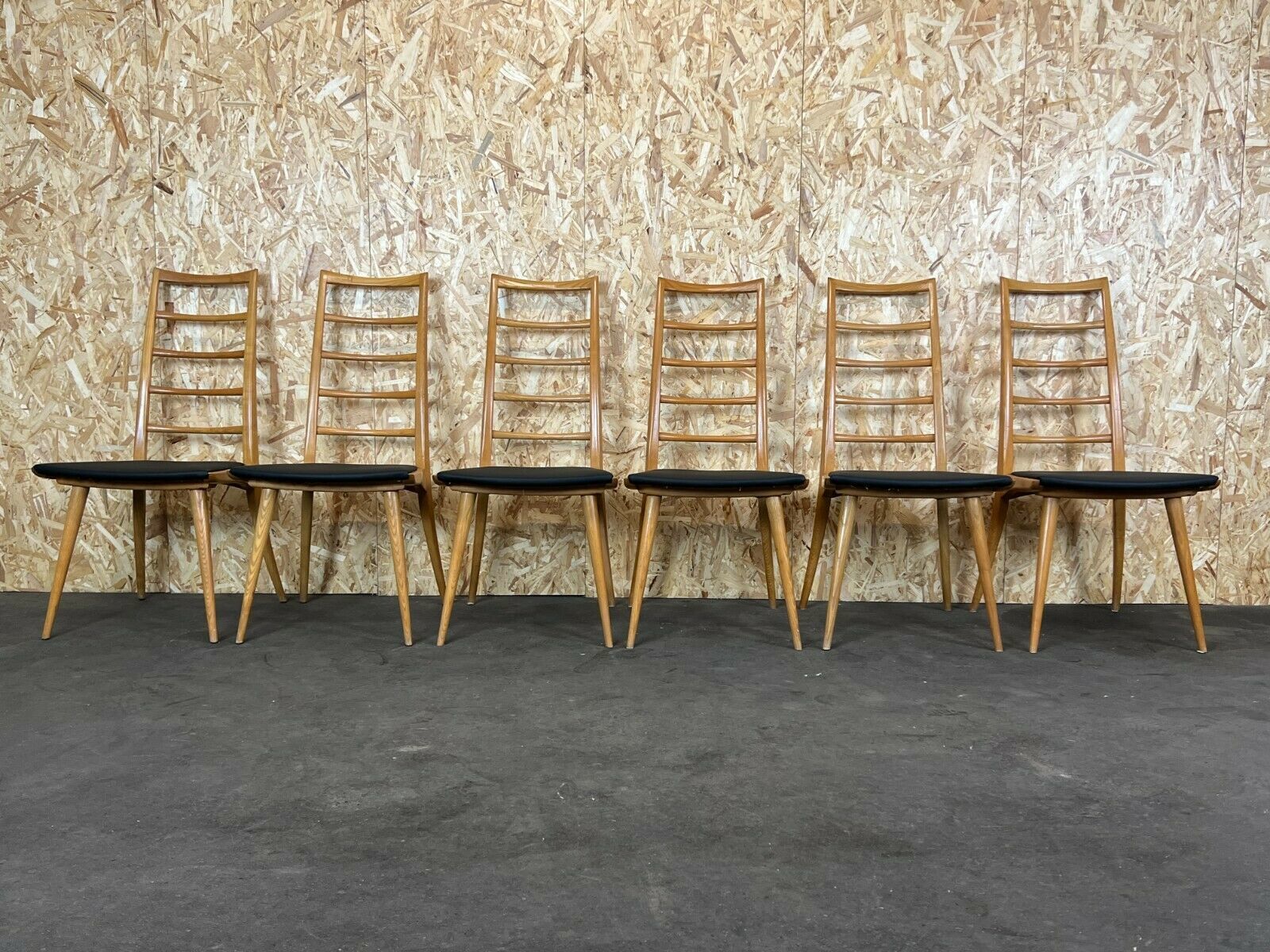6x 60s 70s Chairs Chair Dining Chair Dining Chairs Danish Design 60s