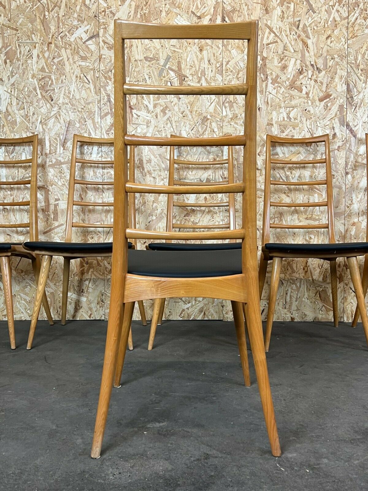 Furniture 6x 60s 70s Chairs Chair Dining Chair Dining Chairs Danish Design 60s photo