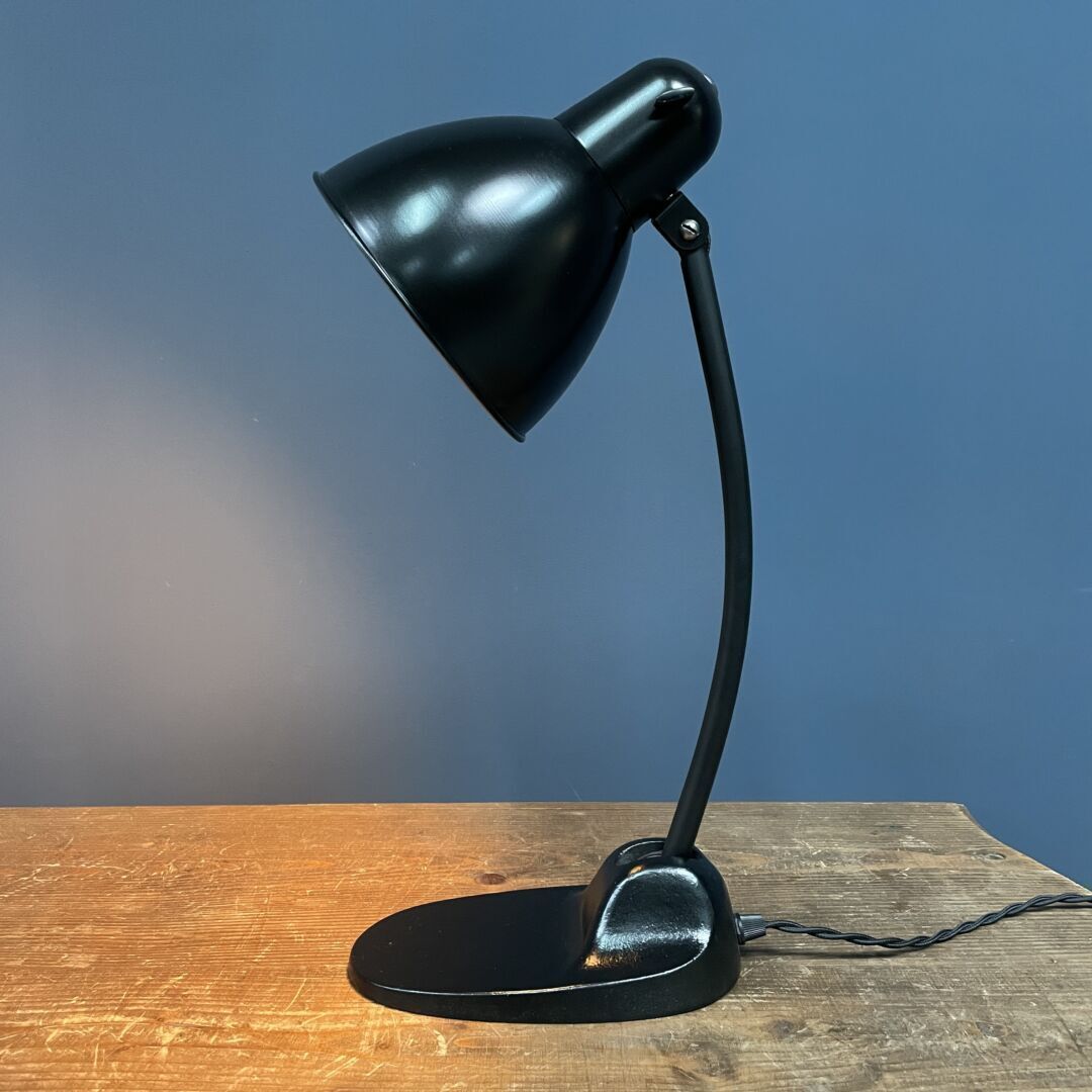 Zwarte Siemens Bureaulamp Model L299 photo Verlichting