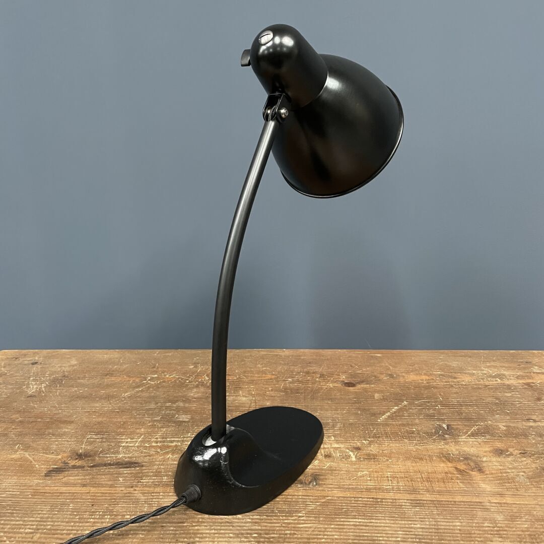 Verlichting Zwarte Siemens Bureaulamp Model L299 photo