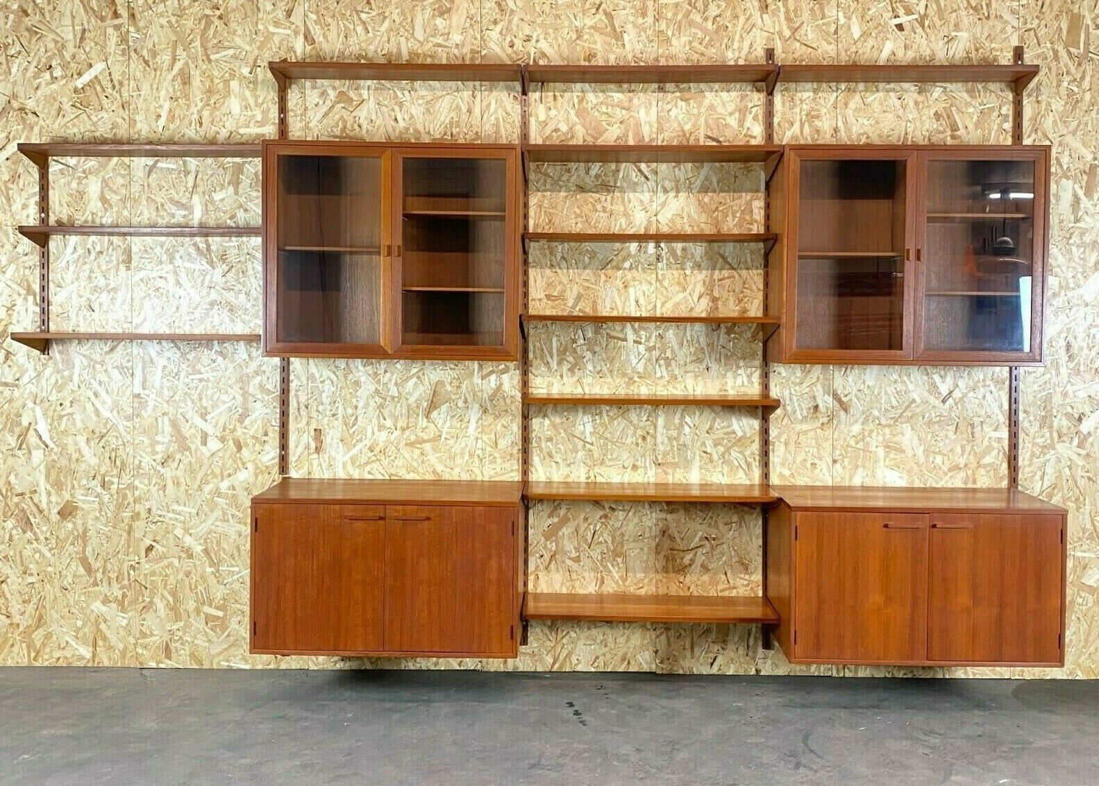 60s 70s Teak Teak Shelf Wall Unit Kai Kristiansen Danish Design