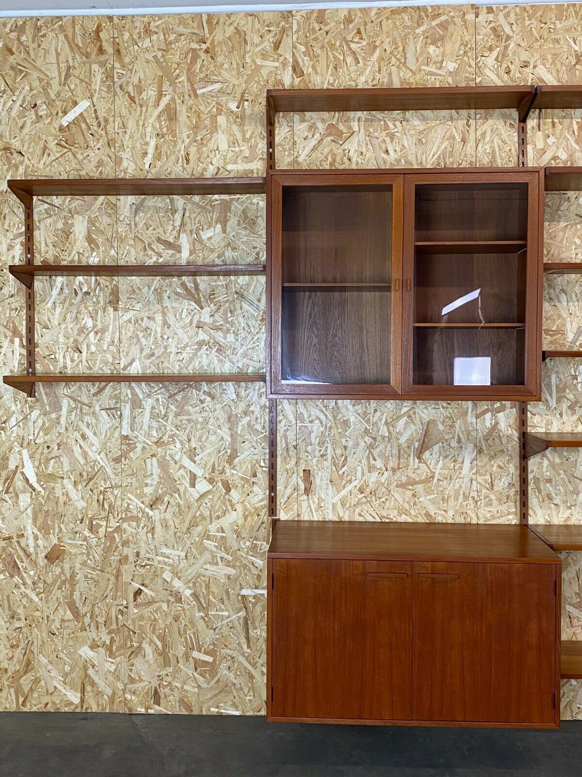 60s 70s Teak Teak Shelf Wall Unit Kai Kristiansen Danish Design photo furniture