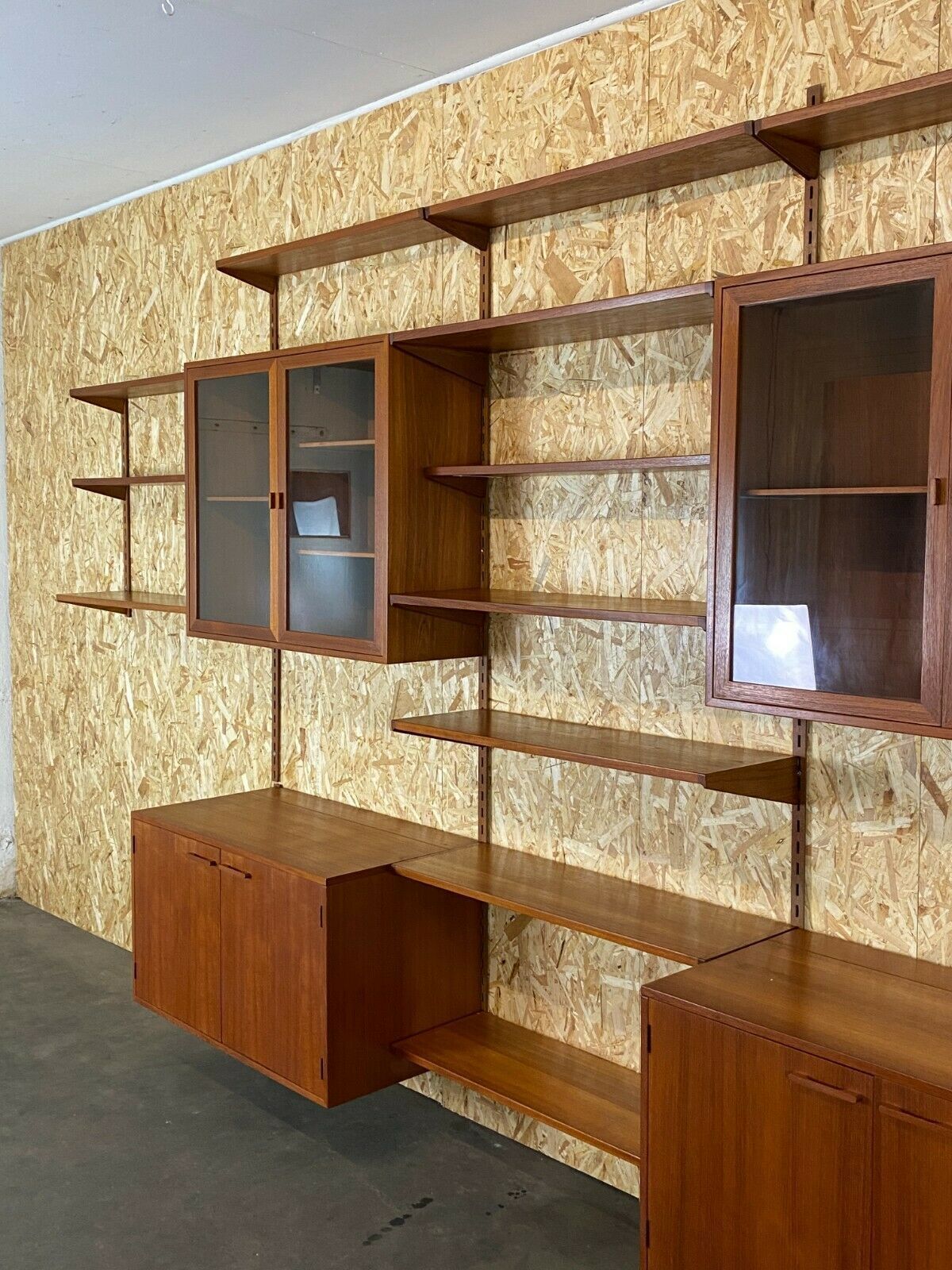 60s 70s Teak Teak Shelf Wall Unit Kai Kristiansen Danish Design photo 3570.0