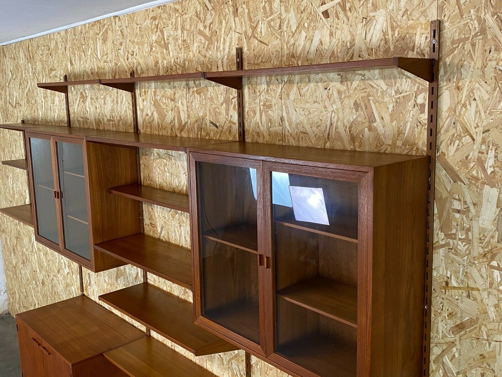 60s 70s Teak Teak Shelf Wall Unit Kai Kristiansen Danish Design photo buy