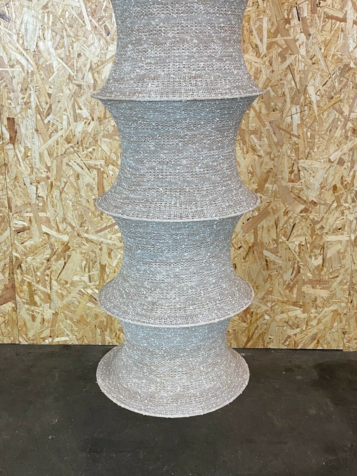 60s 70s Xxl Lamp Light Pendant Lamp Hose Lamp Fabric Fabric photo vinterior