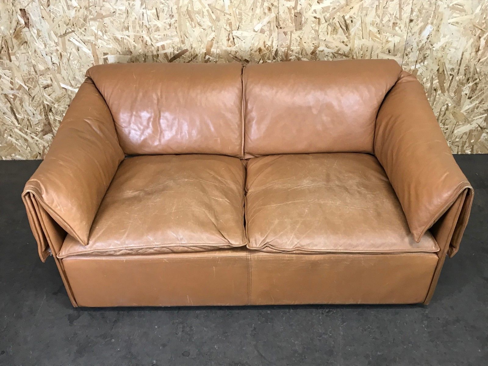70s Sofa 2 Seater Leather Sofa Niels Bendtsen Lotus For N. Eilersen Danish Design photo furniture