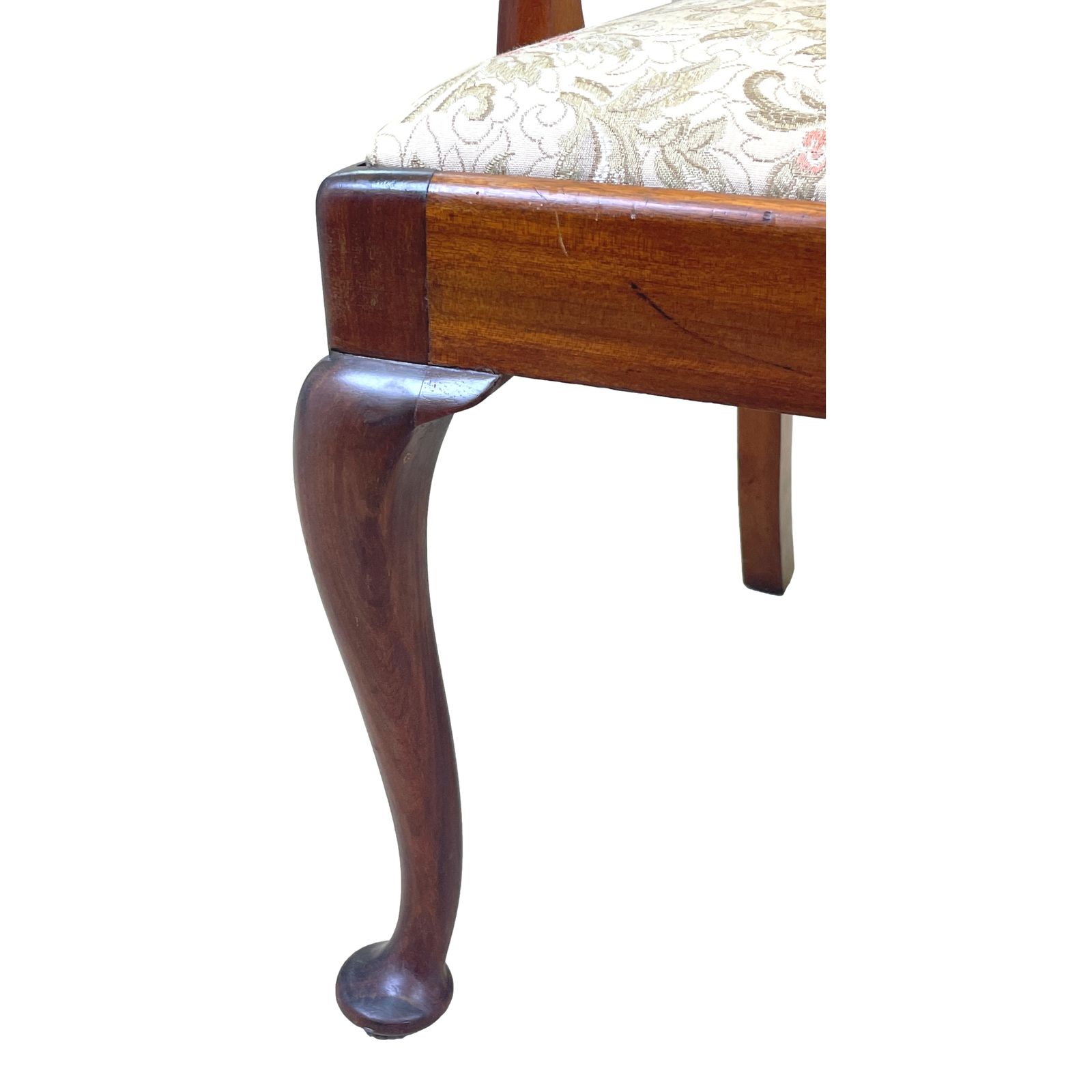 Queen Anne Style Walnut Childs Chair (England, Circa 1920) photo vintage