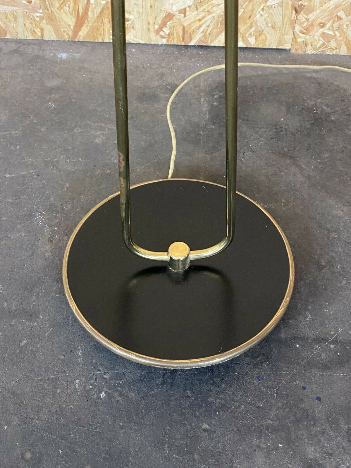 50s 60s Lamp Light Floor Lamp Bag Lamp Mid Century Glass Design 50s photo for sale