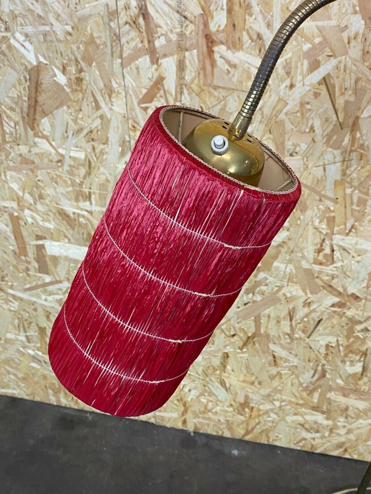 50s 60s Lamp Light Floor Lamp Bag Lamp Mid Century Glass Design 50s photo buy