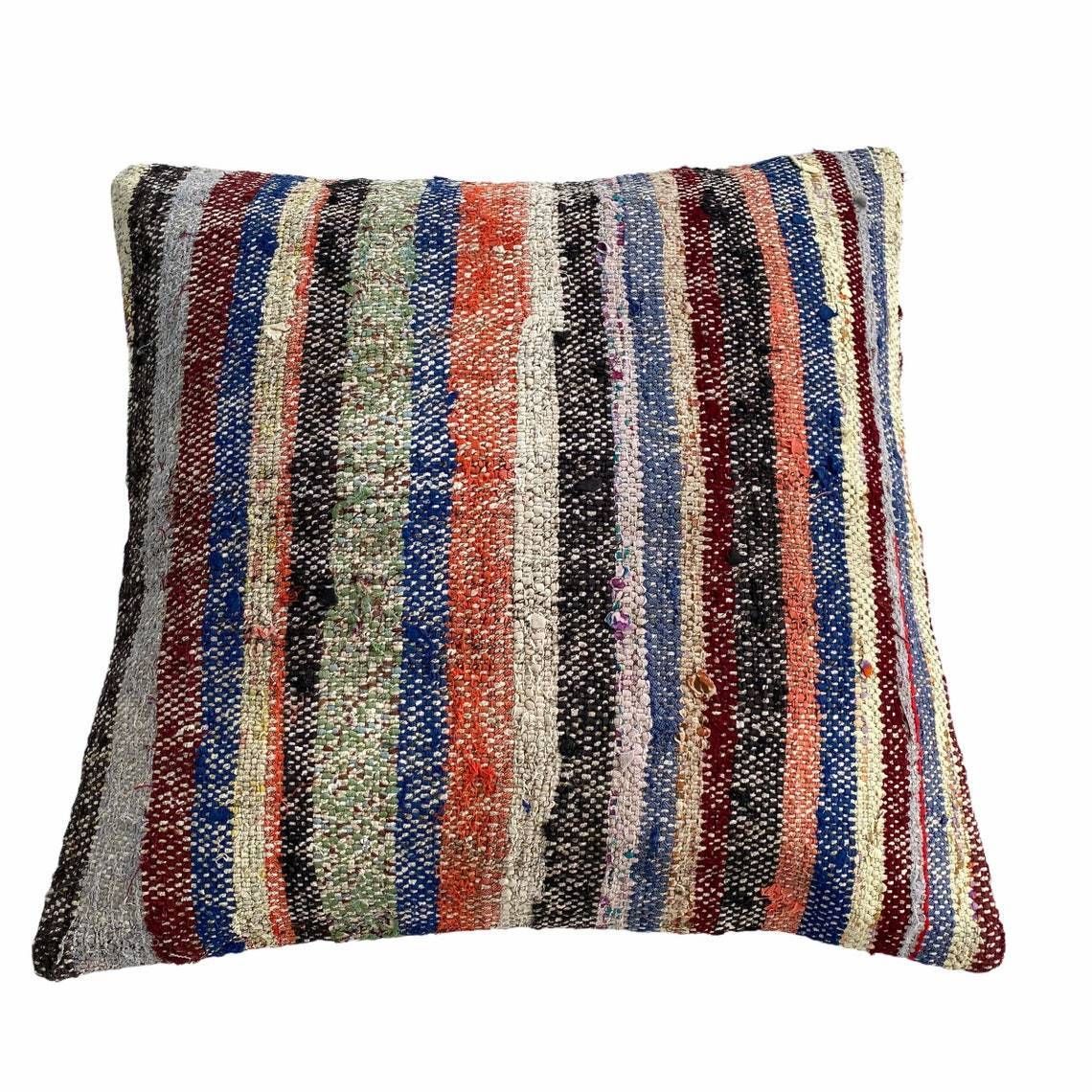 photo for sale Kilim Pillow 60 X 60 Cm Tapis Kelim Kilim Pillow Cover Vintage Meditation Bench Kelim Teppich Boho Kilim Cushion Kilim Sofa Turkish Pillow