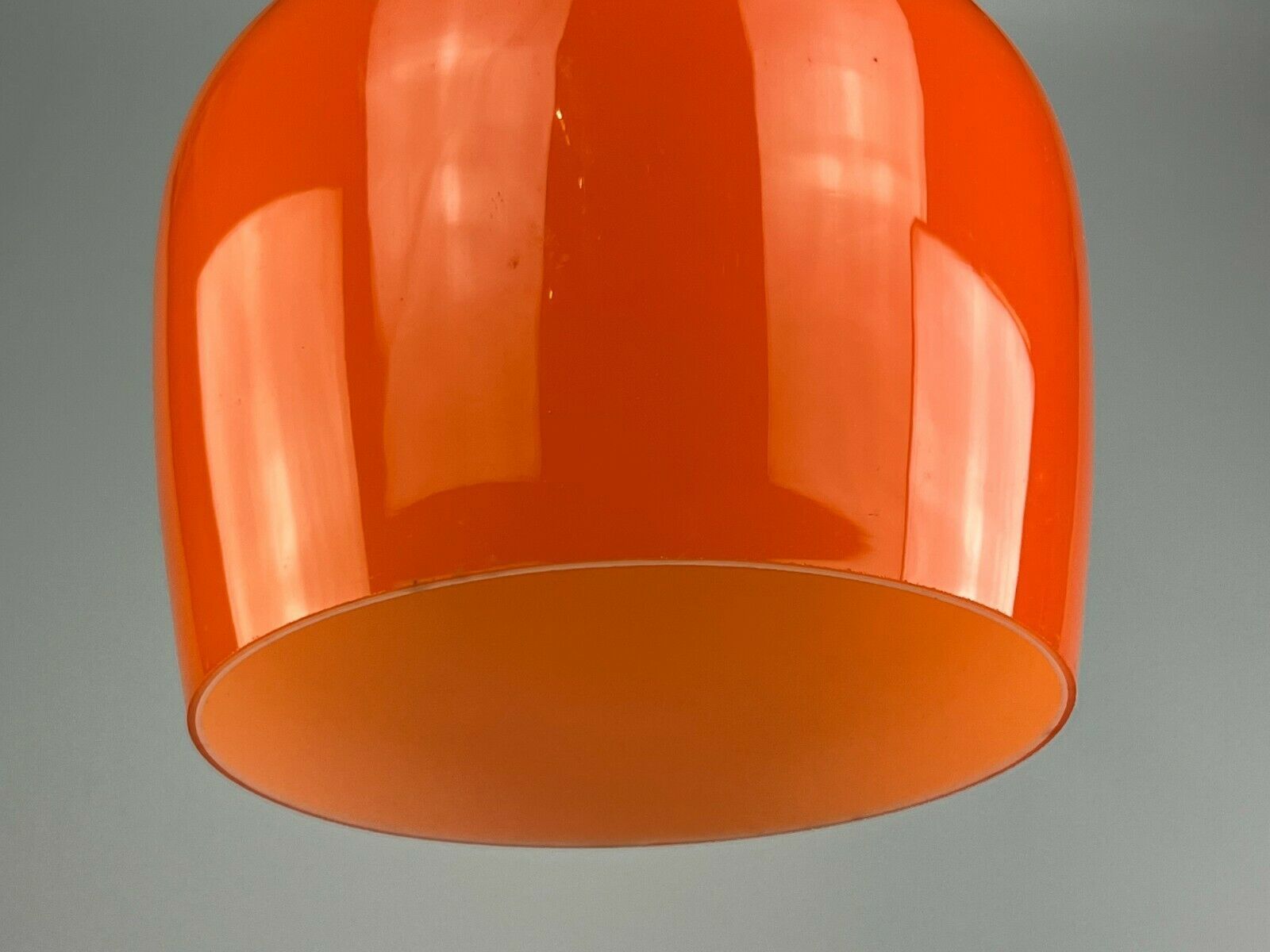 60s 70s Peill & Putzler Hanging Lamp Ceiling Lamp Glass Space Design Lamp photo for sale