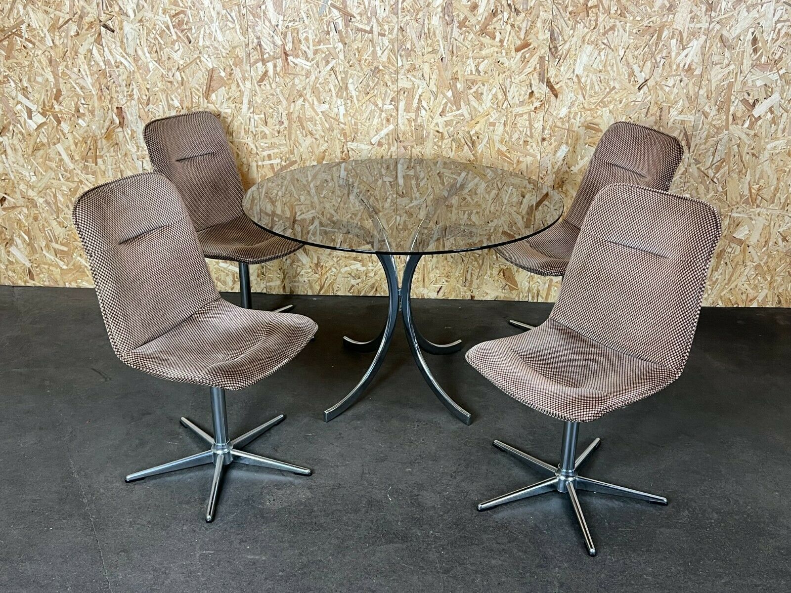 60s 70s 4x Chairs Chair & Table Dining Chairs Dining Table Design 60s