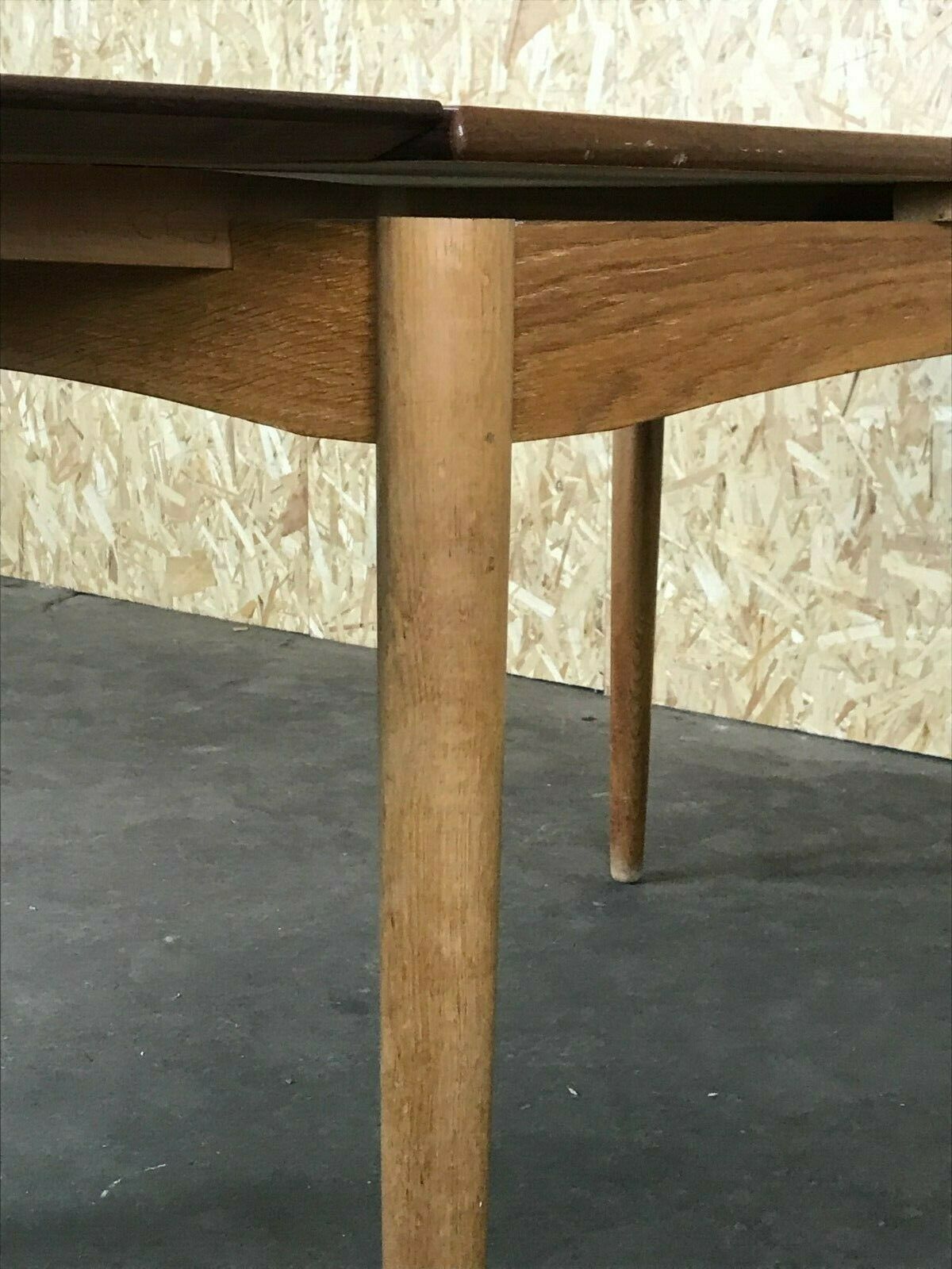 photo for sale Oak Teak Dining Table Danish Modern Design Denmark 60s