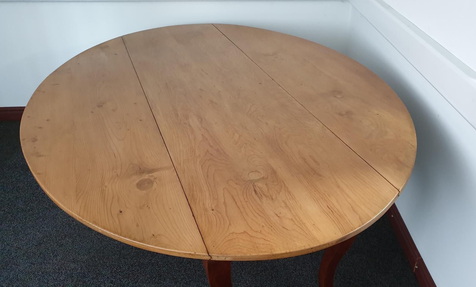 Large French Fruitwood & Pine Farmhouse Kitchen Table photo 1295.0
