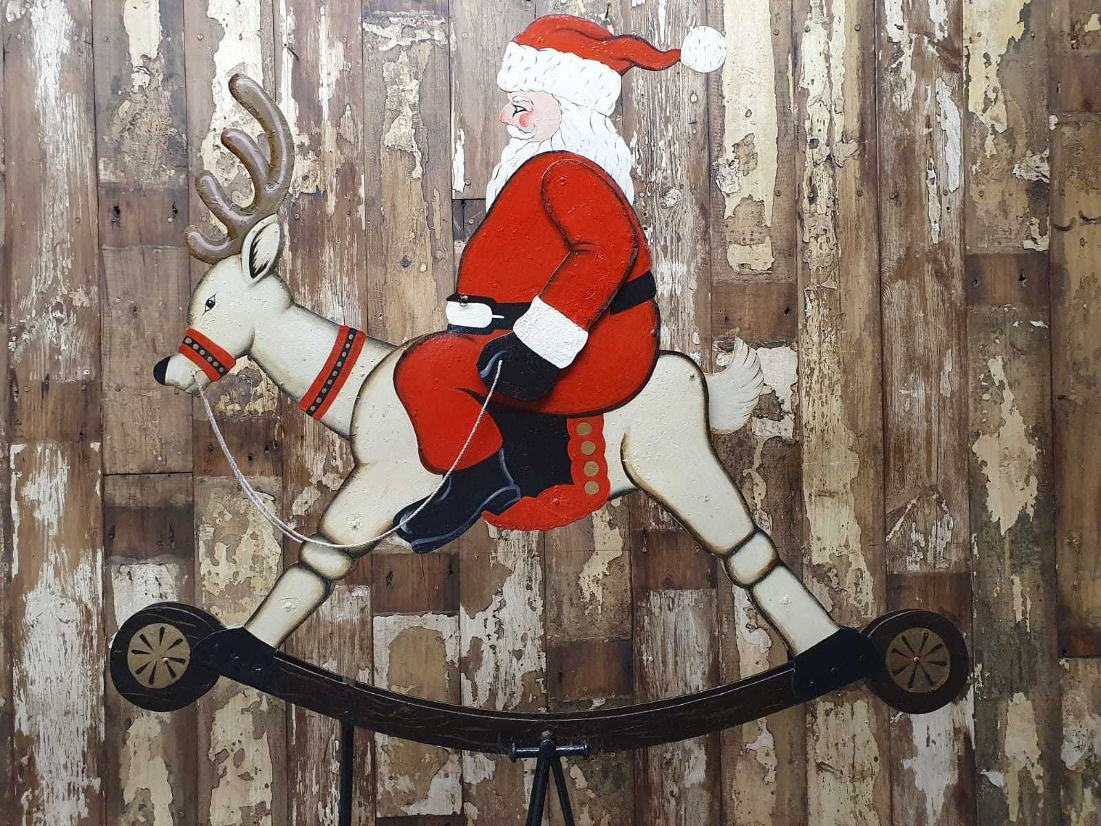 Vintage Father Christmas Balance Display Toy photo 1850.0