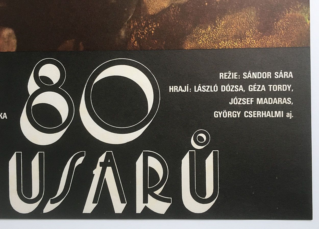 Movie Poster, 80 Hussars, Karel Zavadil, 1979 photo for sale