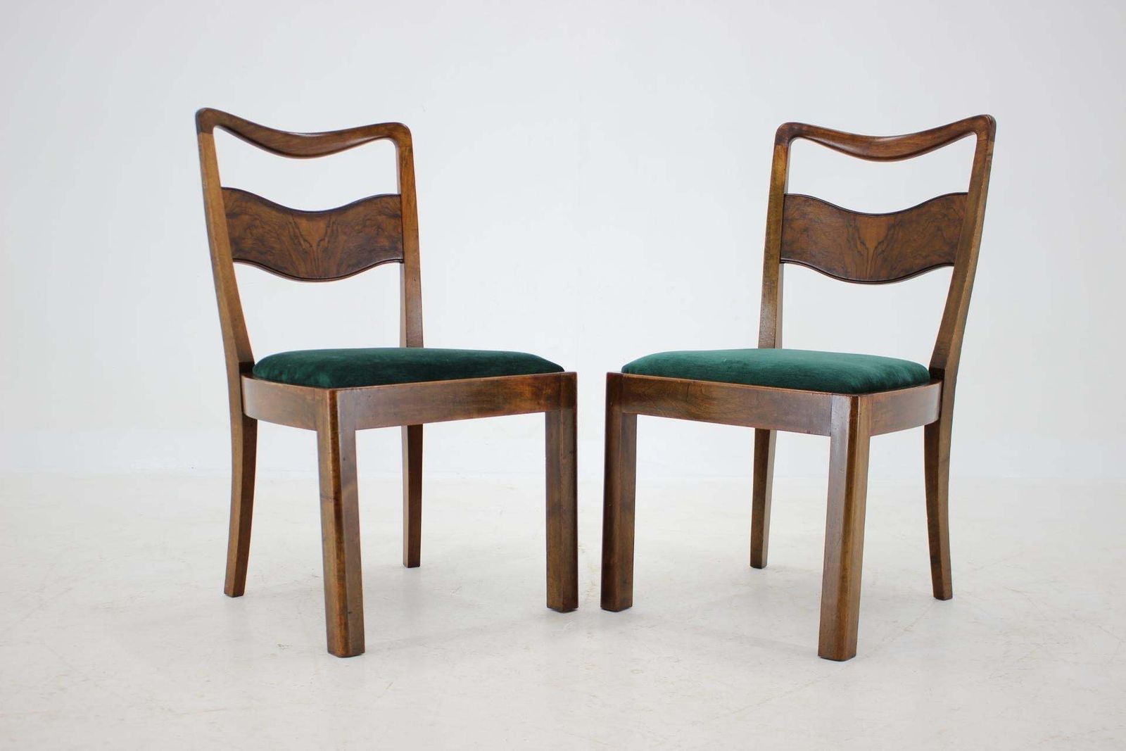 1930s Set Of 4 Art Deco Dining Chairs, Czechoslovakia photo for sale