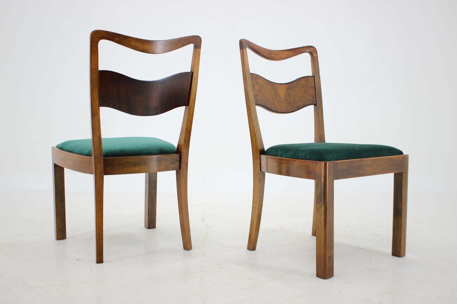 1930s Set Of 4 Art Deco Dining Chairs, Czechoslovakia photo 1429.0