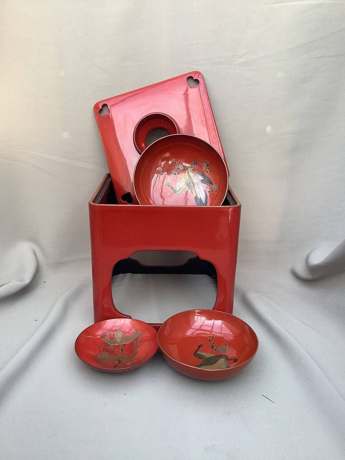 1930s, Vintage Sake Set photo Home Decor
