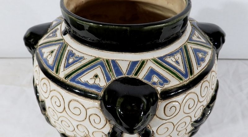 photo furniture Glazed Ceramic Vase, China, 2nd Part Of The 19th Century