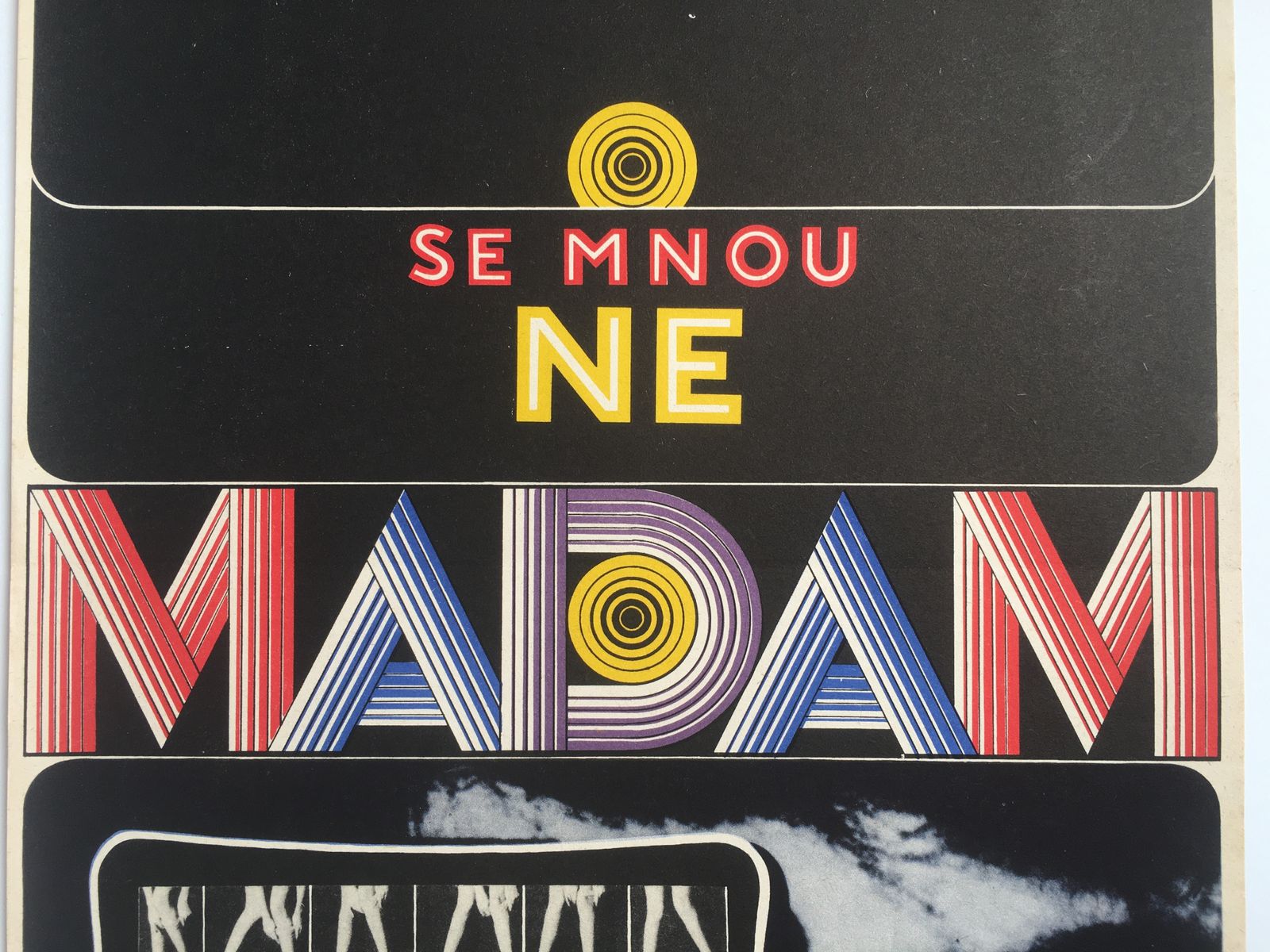 Movie Poster, Not With Me, Madam!, Zdeněk Ziegler, 1970 photo for sale