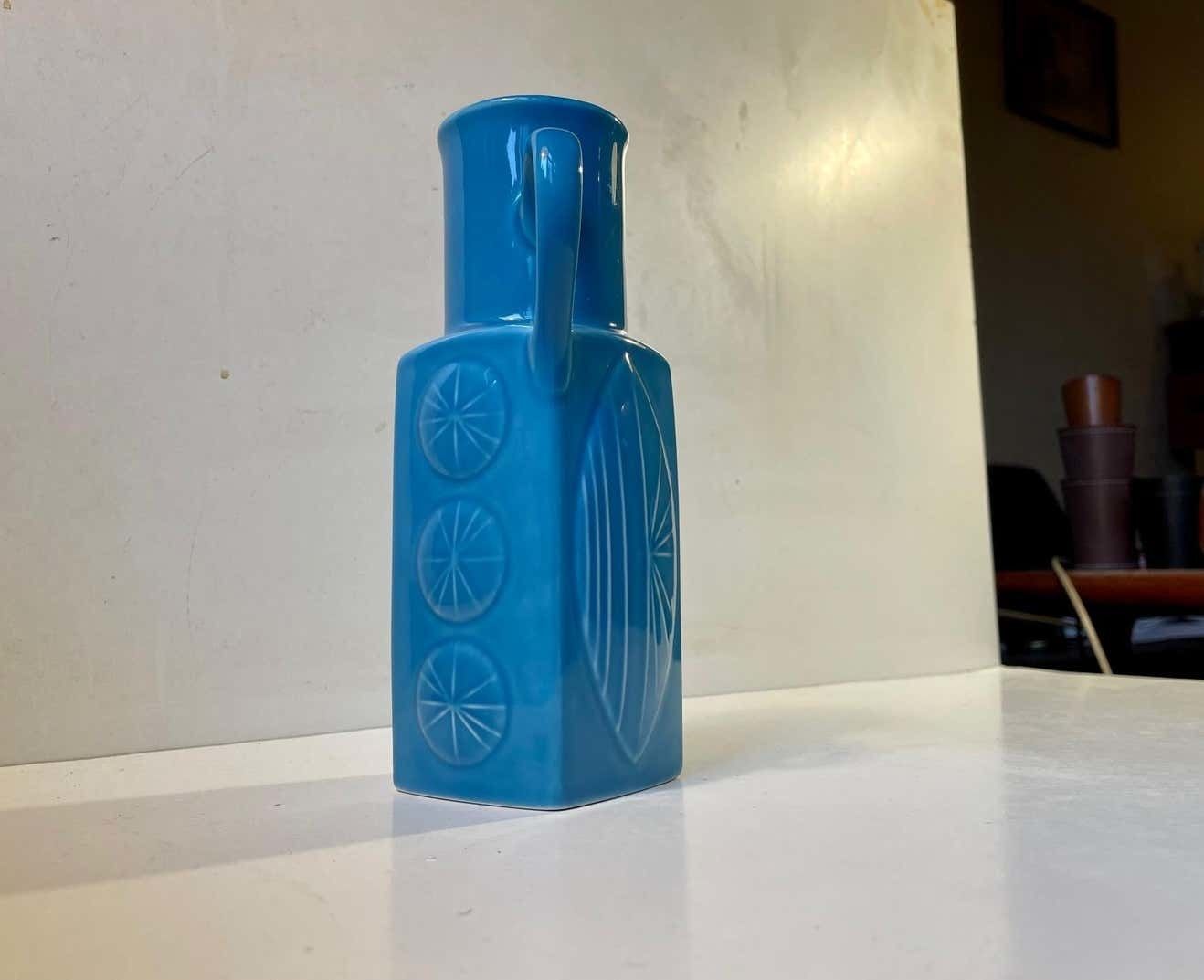 Light Blue Ceramic Jug Vase By Carl Harry Stålhane For Rörstrand, 1960s photo Home Decor