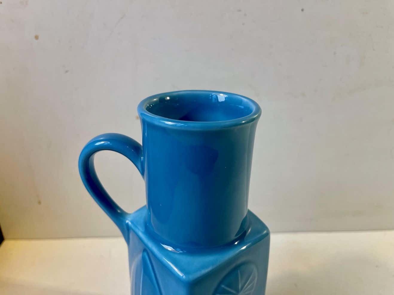photo furniture Light Blue Ceramic Jug Vase By Carl Harry Stålhane For Rörstrand, 1960s