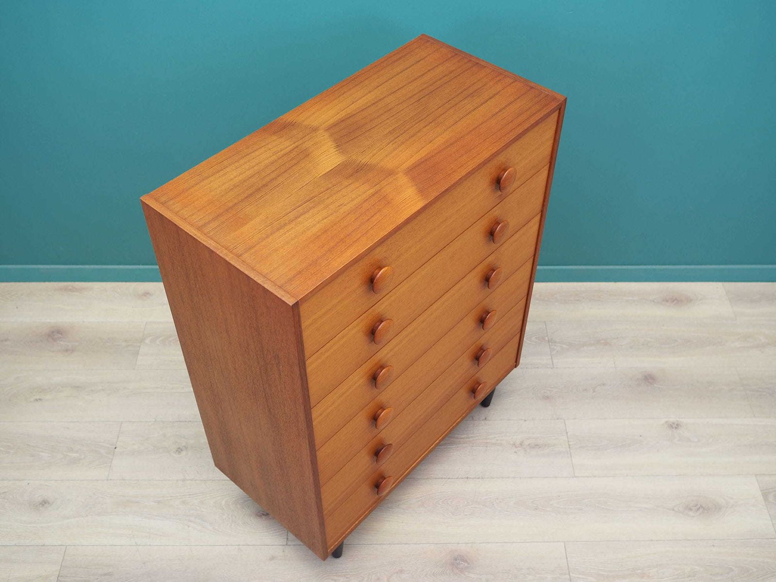 Teak Chest Of Drawers, Danish Design, 60s, Made In Denmark photo vinterior