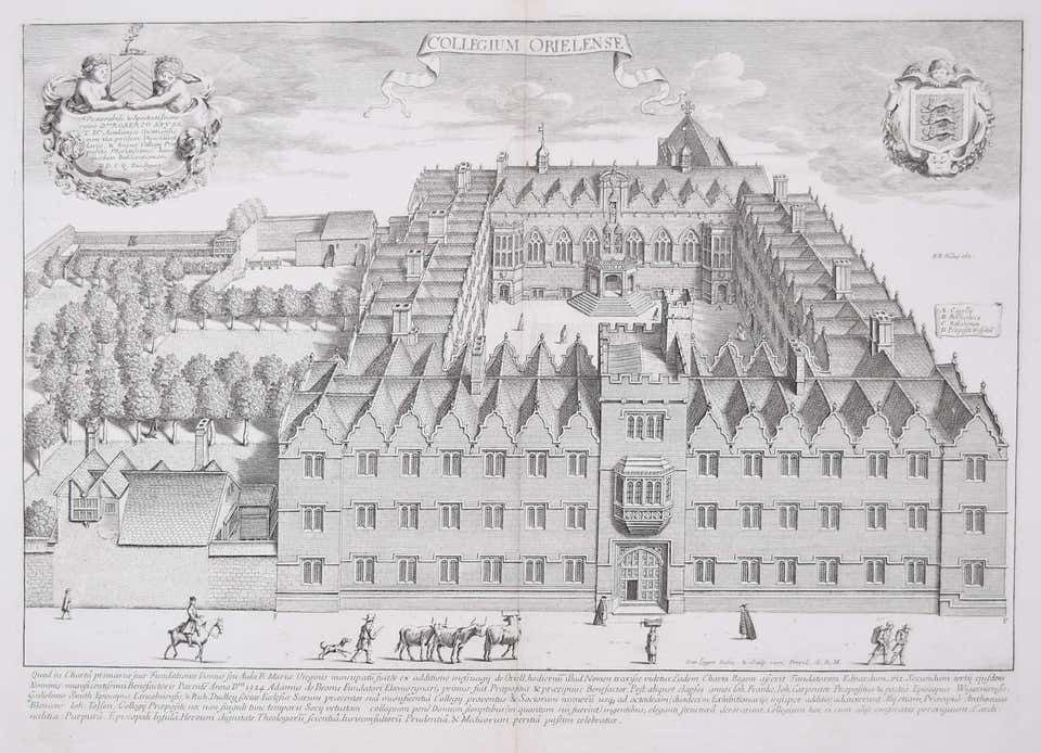David Loggan David Loggan: Oriel College, Oxford (1674 Engraving) 1674
