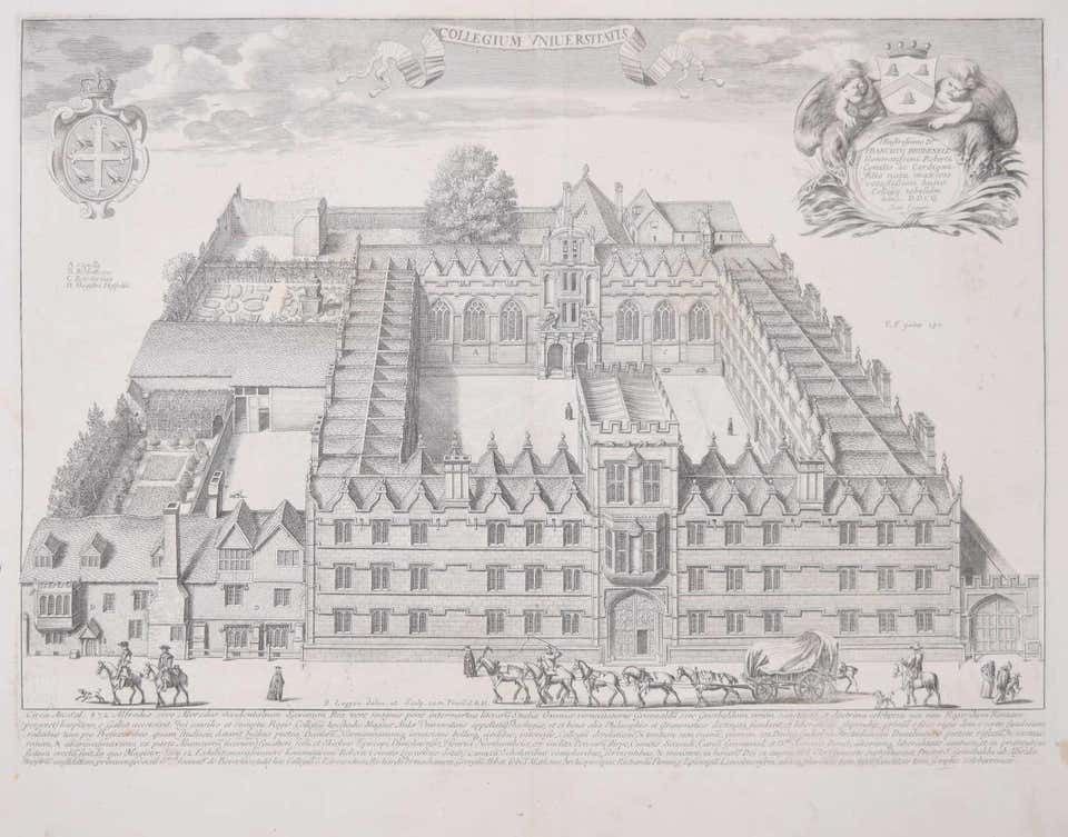 David Loggan David Loggan: University College, Oxford (1674 Engraving) 1674