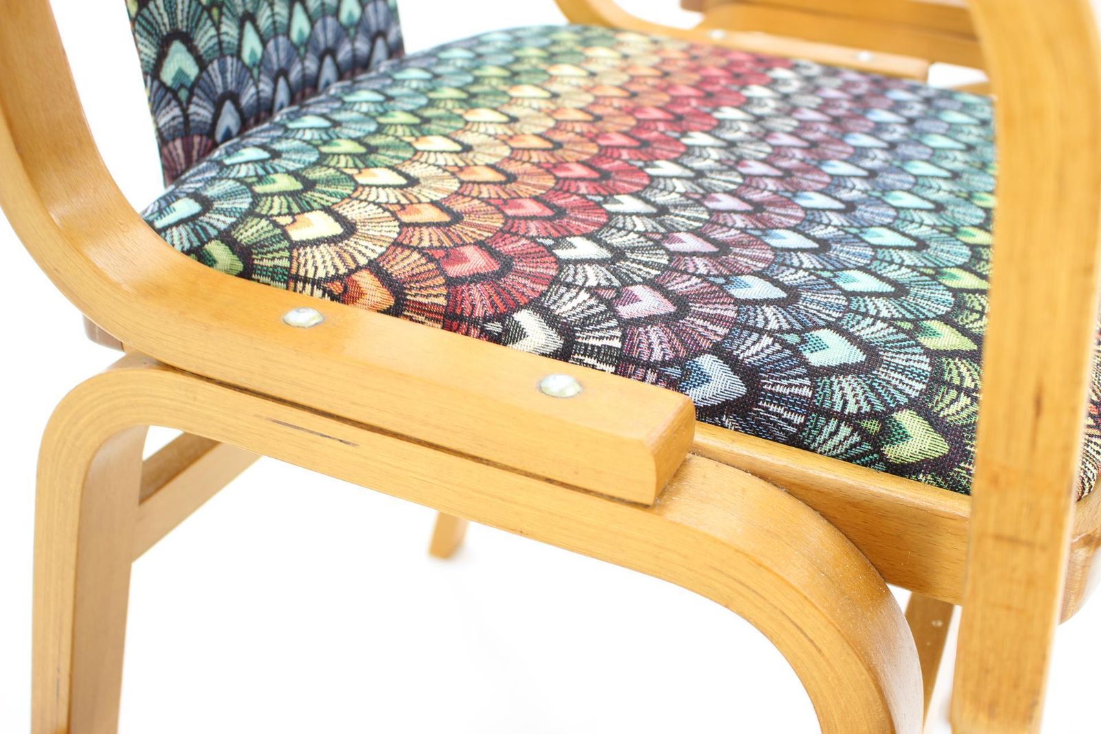 photo furniture 1970s Set Of Two Rare Armchairs By Ton, Czechoslovakia
