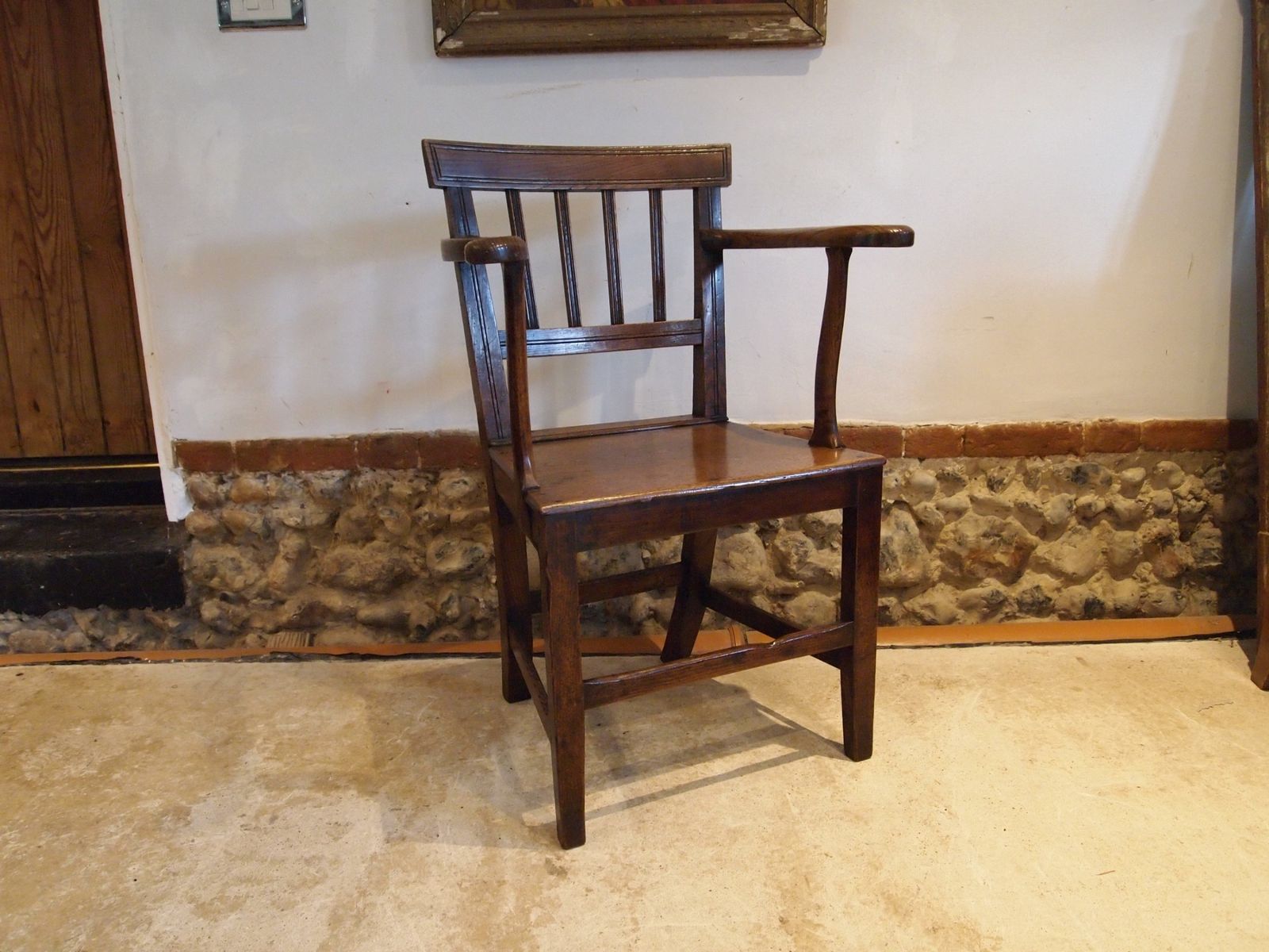 photo furniture Chair Suffolk Windsor Armchair George IV Elm C1820