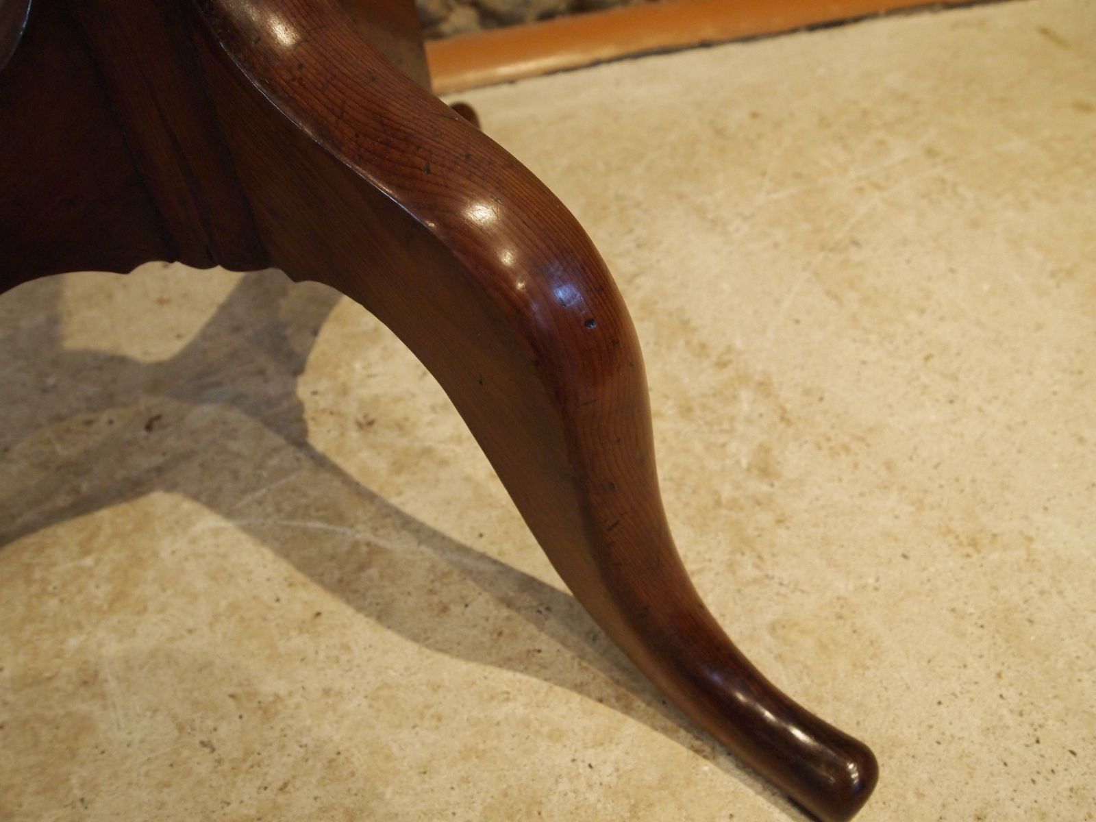photo vinterior Table Very Rare Gillows George III Yew Side Lamp Hall Wine C1780