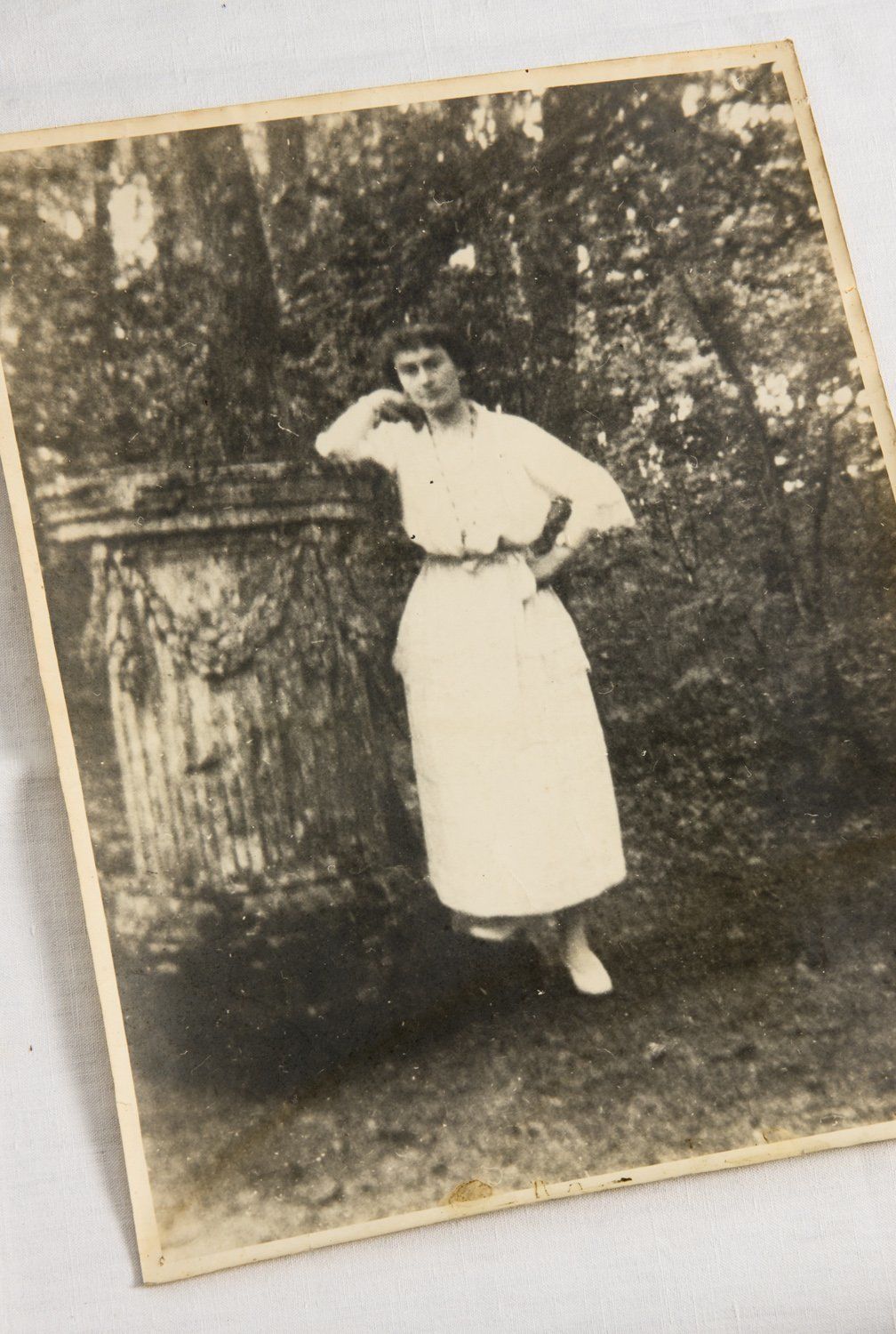 photo furniture Lilian E. Whitteker  Woman In A Park  Oil On Canvas  C. 1937