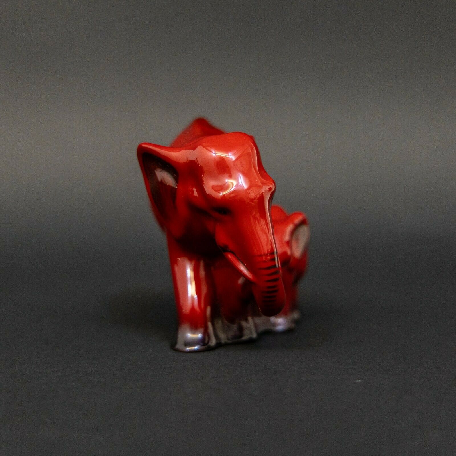 Royal Doulton Flambe Elephant And Young photo buy