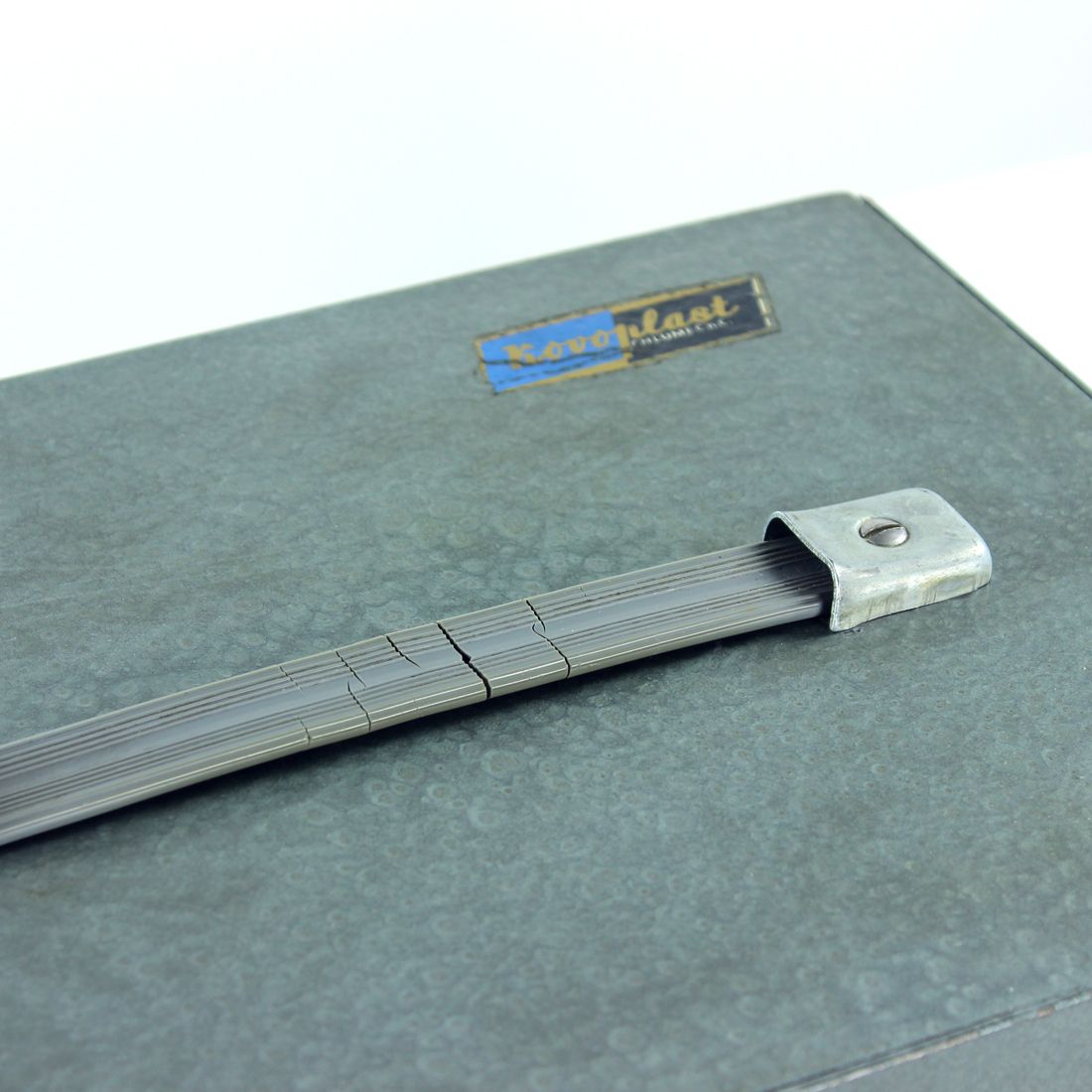 photo for sale Vintage Safe Deposit Box In Steel, Czechoslovakia 1980s