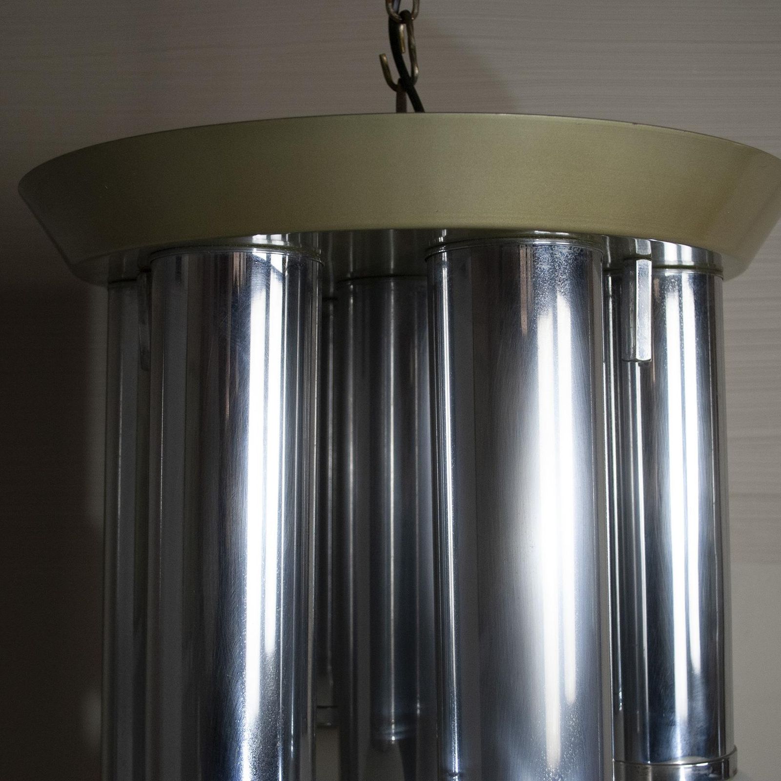 Goffredo Reggiani Italian Mid Century Space Age Chandelier, 70's photo 2539.52