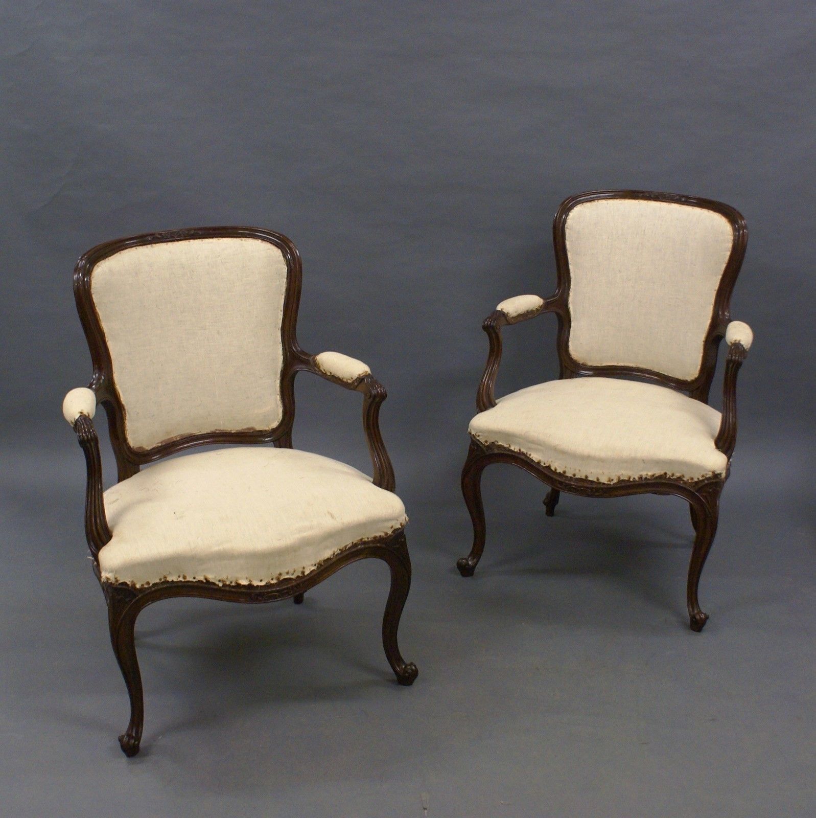 A Pair Of French Hepplewhite Arm Chairs photo vinterior