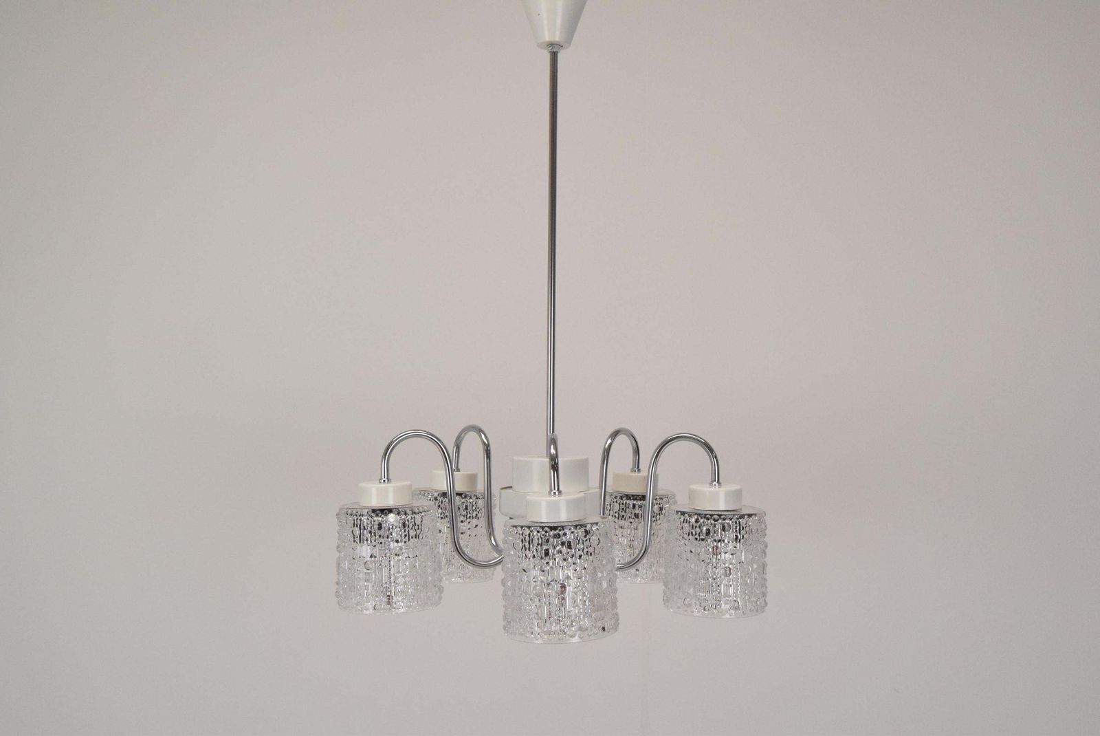 Mid Century Chandelier By Lidokov,1960's. photo for sale