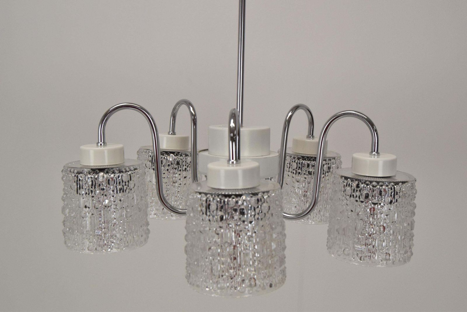Mid Century Chandelier By Lidokov,1960's. photo Lighting