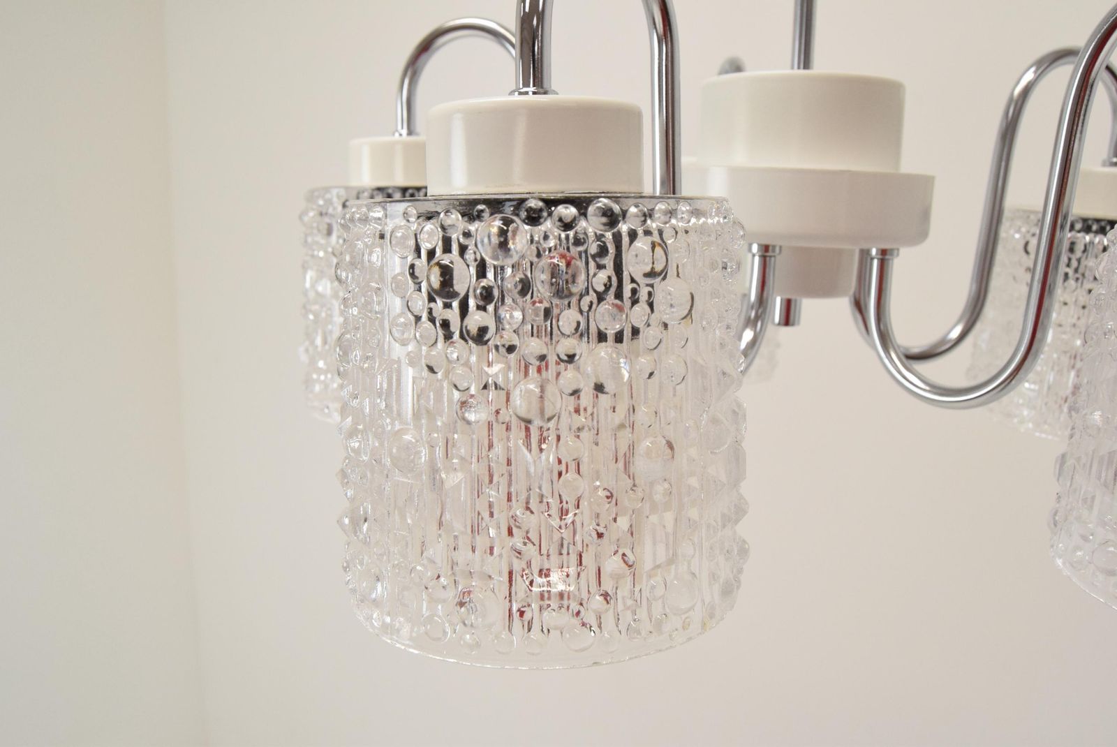 Mid Century Chandelier By Lidokov,1960's. photo vinterior