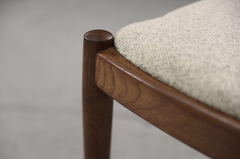 Mid Century Modern Danish Teak Dining Chairs From Glostrup Møbelfabrik, 1960s, Set Of 4 photo for sale