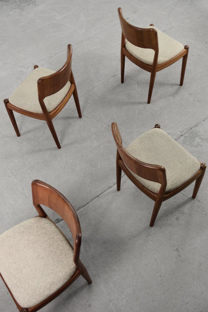 Mid Century Modern Danish Teak Dining Chairs From Glostrup Møbelfabrik, 1960s, Set Of 4 photo 2738.0