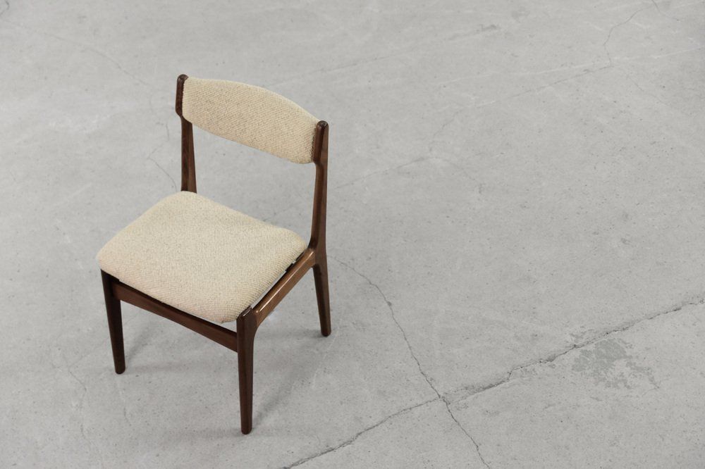 photo vinterior Mid Century Modern Scandinavian Teak Dining Chairy, 1960s, Set Of 4