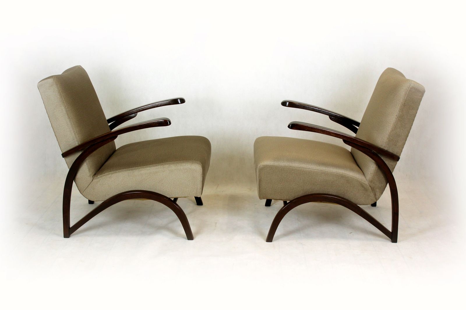 Armchairs By Jindřich Halabala, 1940s, Set Of 2 photo furniture