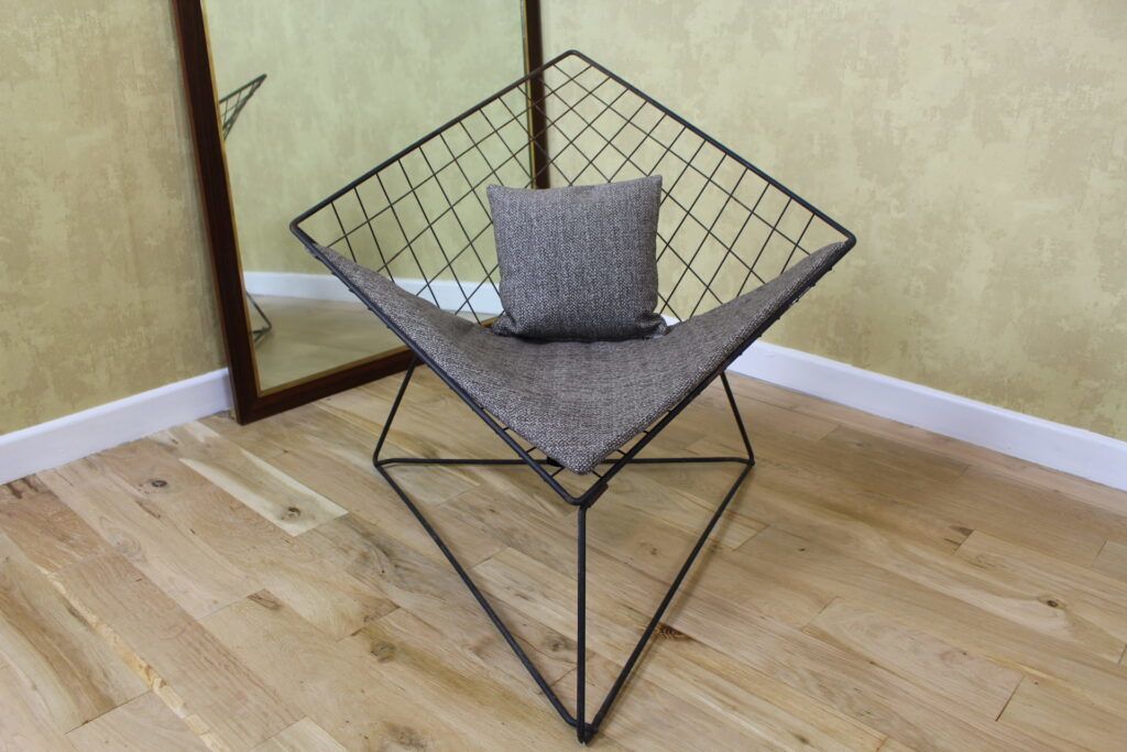 1980’s Black Metal Oti Chair By Niels Gammelgaard For Ikea photo vinterior