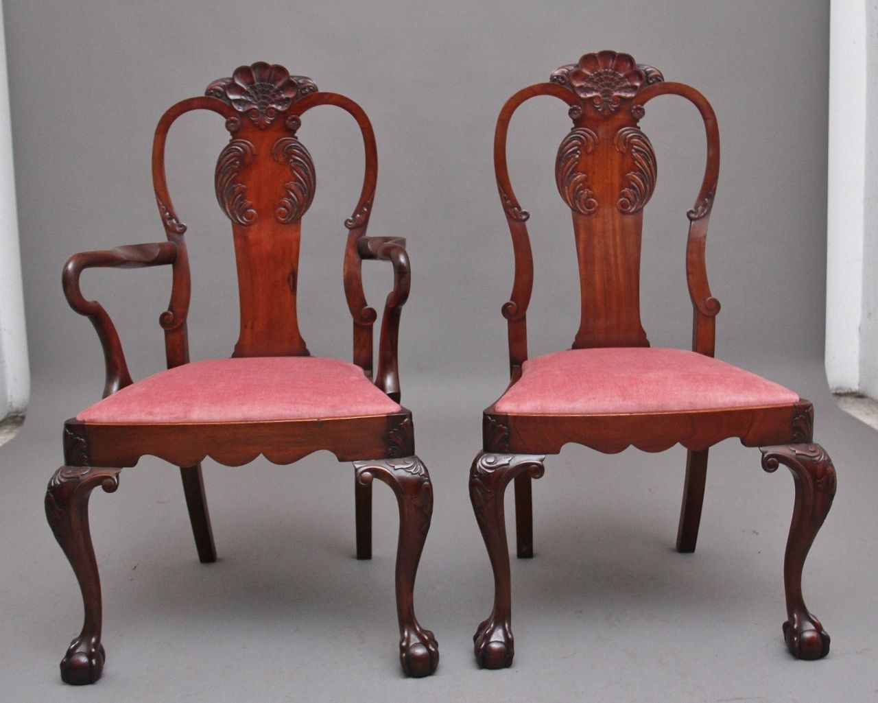 Set Of Eight 19th Century Mahogany Dining Chairs photo for sale