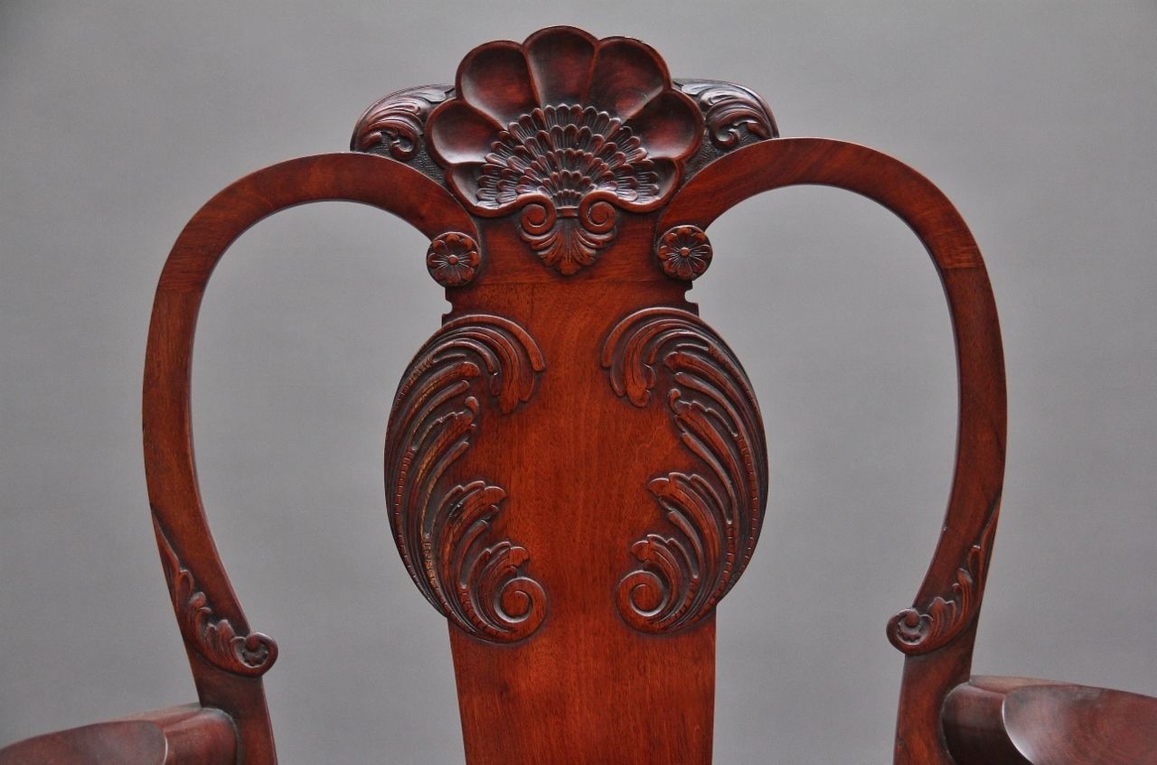photo furniture Set Of Eight 19th Century Mahogany Dining Chairs